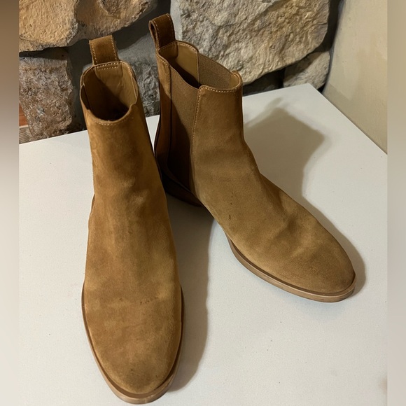 Everlane The Modern Chelsea Boot In Tan Suede Size 8 - Picture 3 of 12